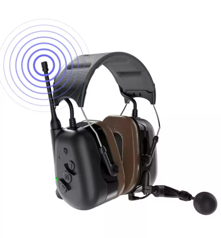 Industrial Bluetooth Headphones Intercom Radio