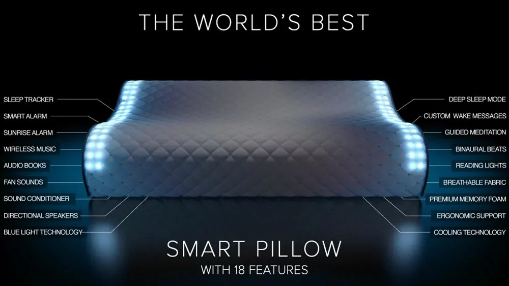 Smart pillow 18 features