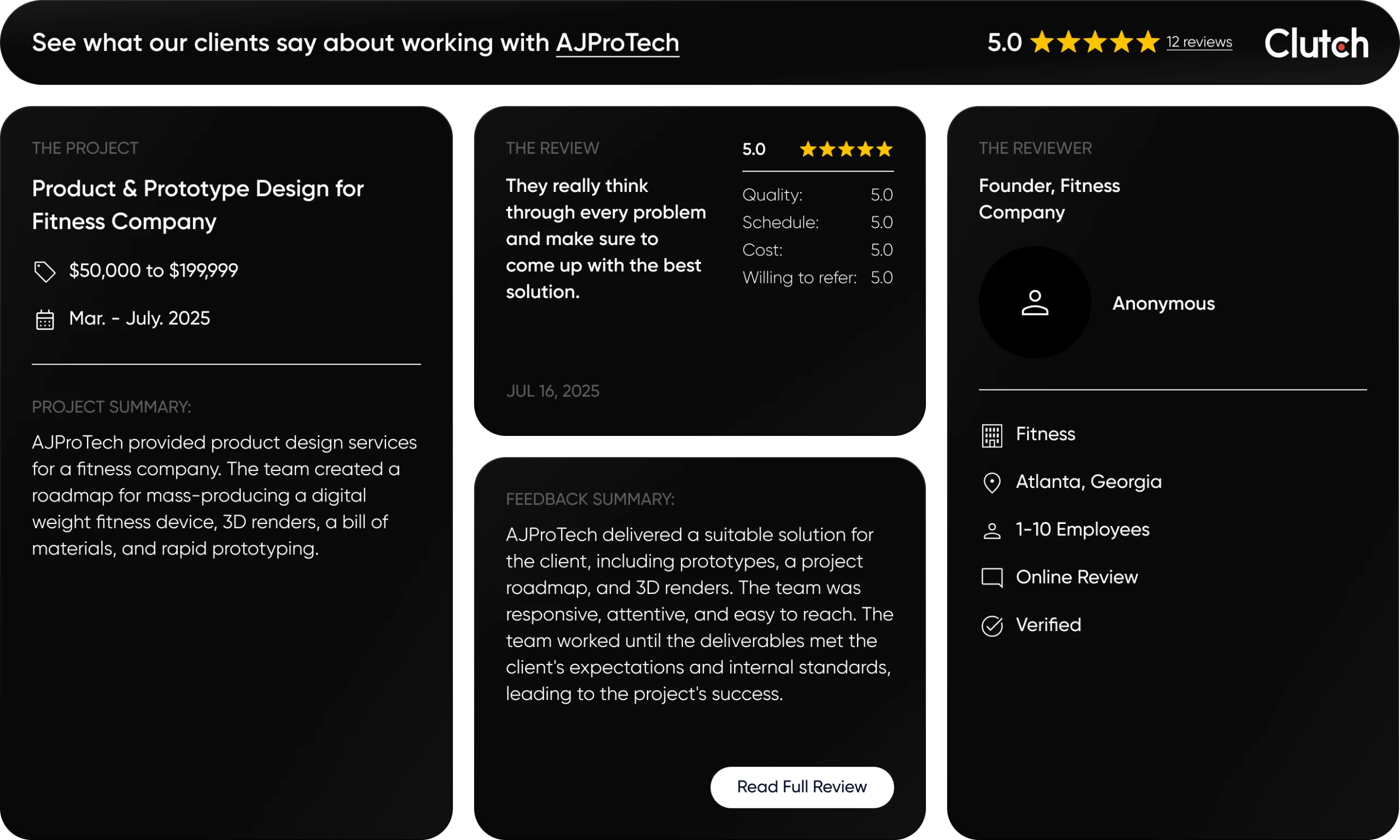 clutch reviews